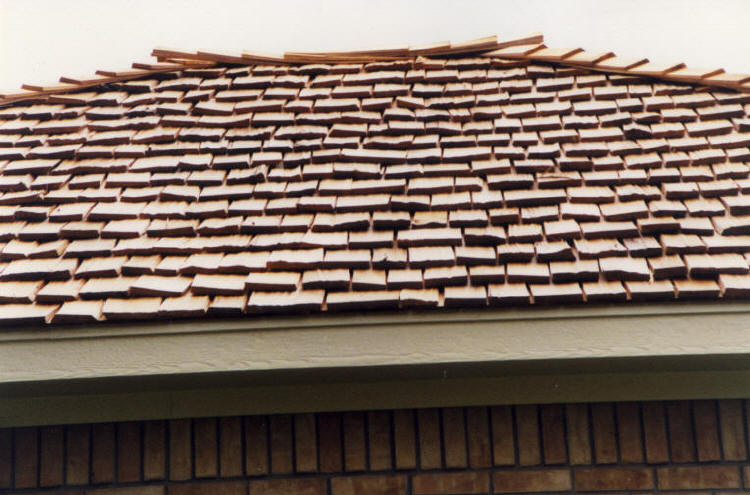 Typical average heavy shake installation by competitor